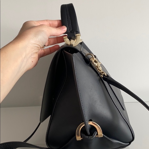 ZAC Zac Posen Eartha Folded Gusset Leather Satchel - Picture 2 of 6